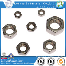 Acier inoxydable A4-70 Hex Thin Nut Passivated
